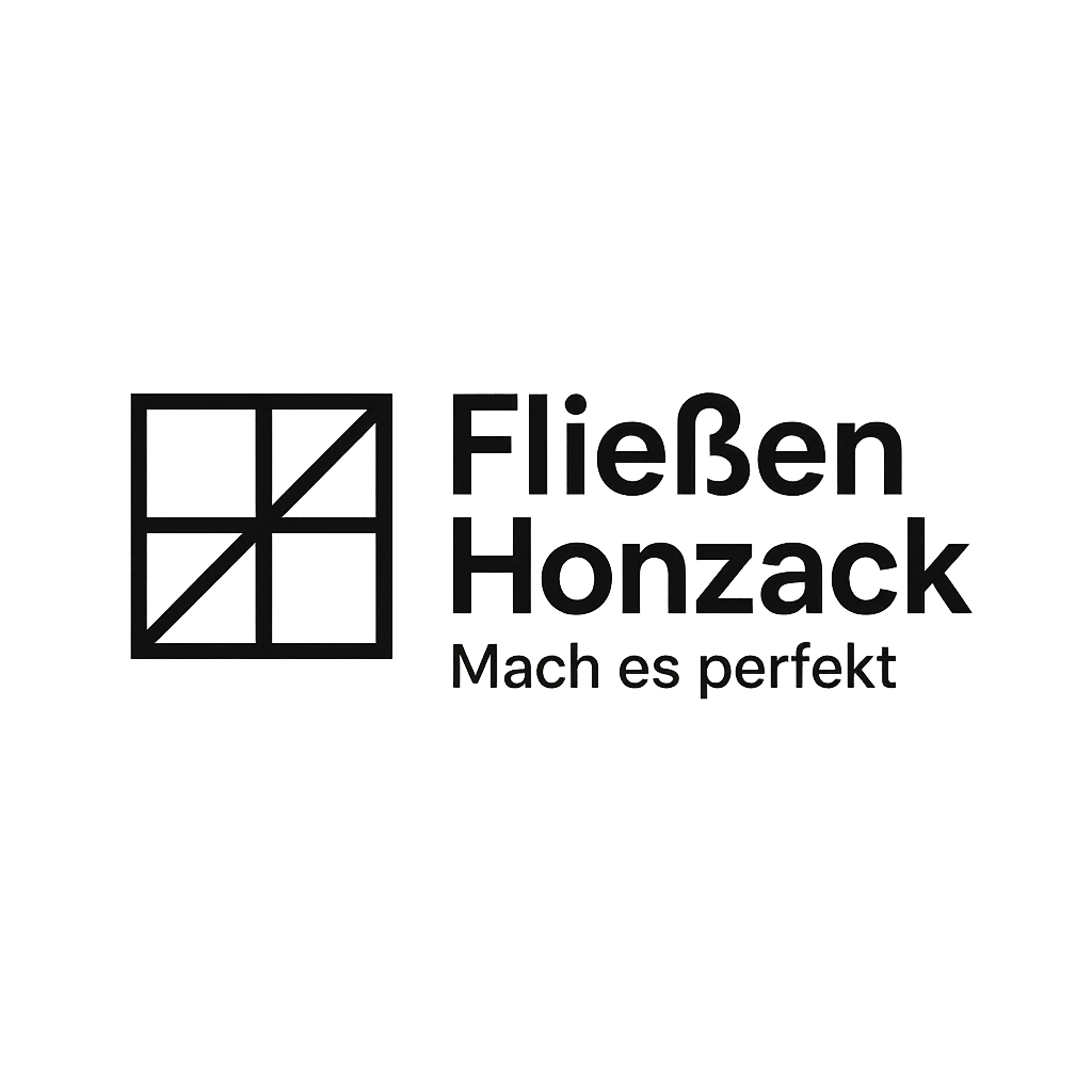 Logo generiert mit Prompt: modern minimal vector logo for a brand called 'Fließen Honzack'. Keywords: Mach es perfekt